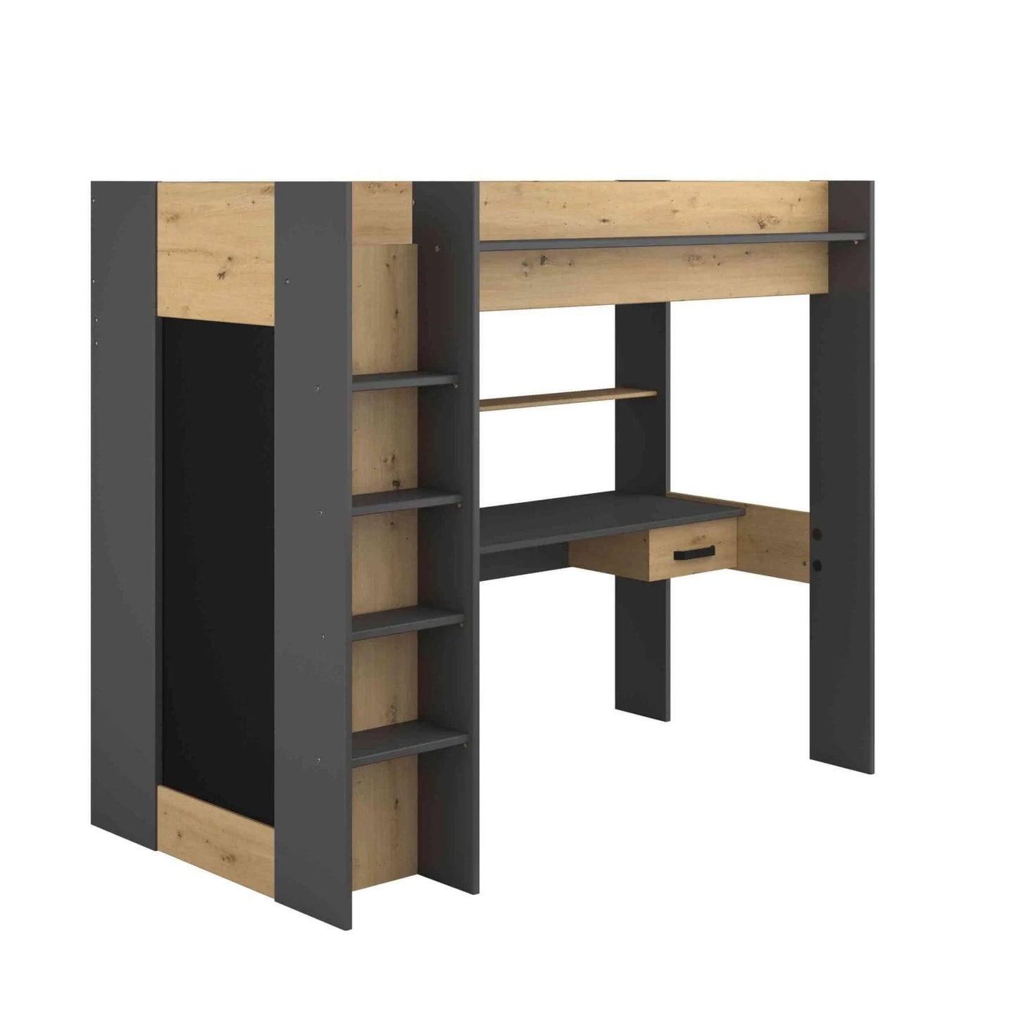 Grayson High Sleeper Loft Beds with Desk & Wardrobe